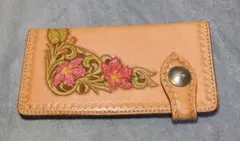 レザー札入れ　（ハンドメイド）