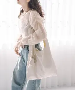 値下げ☆【mystic / loti】 コインケース付きトート