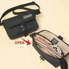 Coleman 財布ショルダーバッグ MonoMax3月号付録