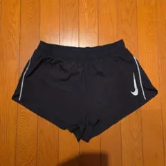 Nike DRI-FIT 黒　ランニングパンツ　インナーパンツ付き　Mサイズ