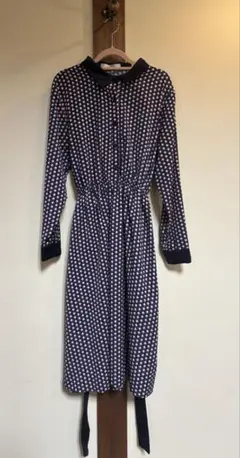 【MOUTH VALLEY】幾何学模様レトロワンピース