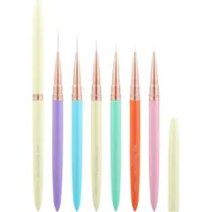 ネイルブラシ アート用 細描き 6本セット ジェルネイル 筆