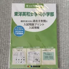 東洋英和女学院小学校 そっくり問題集