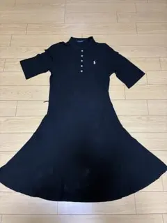 Ralph Lauren ブラック ポロドレス Lサイズ