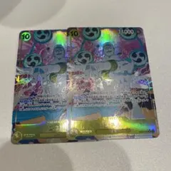 ワンピースカードゲーム　エネル　sr パラレル　2枚セット