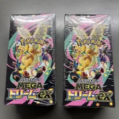 ポケモンカードbox MEGAドリームex 計2箱 シュリンク有　②