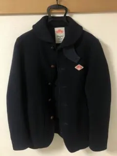 DANTON ウールモッサシングルジャケット ネイビー サイズ38