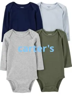 carter's 4枚セット 長袖ボディスーツ 18ヶ月