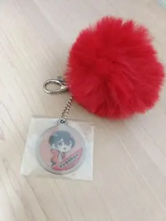 カラフルピーチ　ゆあんくん　ぽんぽんキーホルダー
