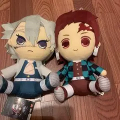 鬼滅の刃 BIGぬいぐるみ　不死川実弥　竈門炭治郎