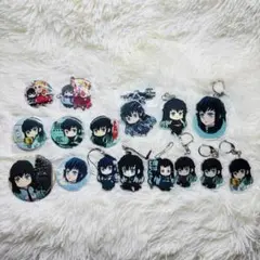 希少 美品 時透 無一郎 鬼滅の刃 缶バッジ アクリル ラバスト まとめ