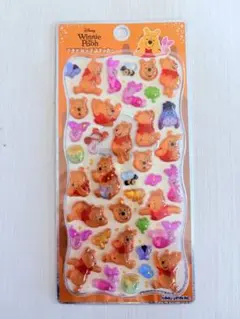 プチドロップステッカー プーさん