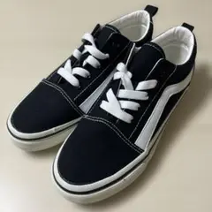 キッズ キャンバス スニーカー ブラック 21.0cm VANS風 オススメ ⭐︎