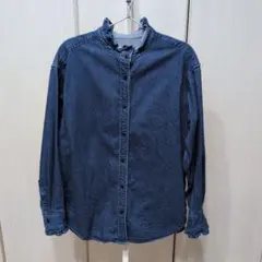 ジャーナルスタンダードレリューム　デニムフリルブラウス シャツ