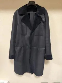 EMPORIO ARMANI ムートンコート　ブラック