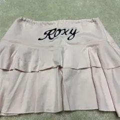 Roxy フリル付きピンクスカート