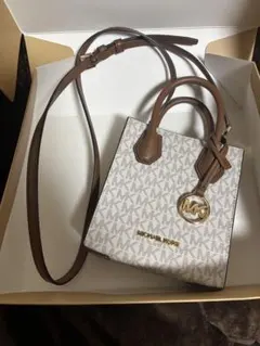 MICHAEL KORS ショルダーバッグ ホワイト/ブラウン