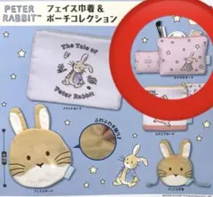 ピーターラビット　フェイス巾着&ポーチコレクション マチ付きポーチ