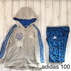 新品タグ付adidasセットアップジャージ 100サイズ