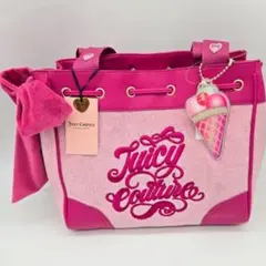 ジューシークチュール リボン ハンドバッグ バッグ ピンク アイスのサムネイル