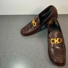 Ferragamo フェラガモ ローファー 茶 25cmのサムネイル