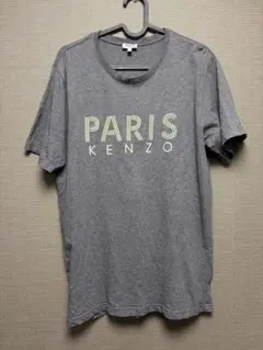 KENZO グレー Tシャツ Mサイズ PARISロゴのサムネイル