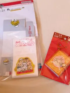ちいかわ 一番くじ H賞 ミニメモキーチェーン2点セット‼️新品未使用