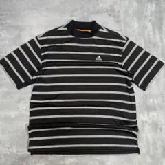 2000s adidas multi border mock tee