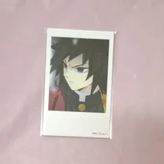 鬼滅の刃 冨岡義勇 柱カフェ チェキ風ブロマイド 柱稽古ver. 新品未