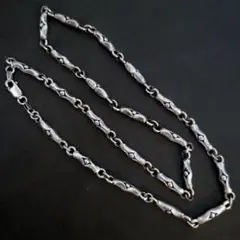Bizarre 美品 銀無垢 シルバー925 ネックレス チェーン 全長51cmのサムネイル