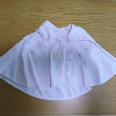 familiar ベビーポンチョ ピンク 60〜90cm