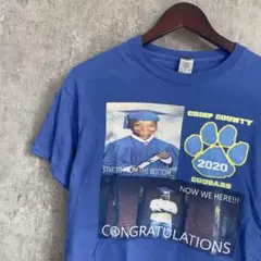 は*様 Crisp County 卒業記念Tシャツ 2020 M 青