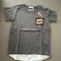 スーパーマリオ ポケットTシャツ 110