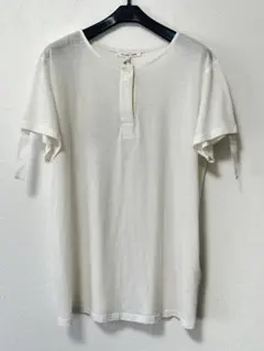 HELMUT LANG Vネック Tシャツ ホワイト - メルカリ