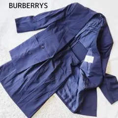 ダブル セットアップ スーツ 紺 レトロ BURBERRYS　バーバリー　昭和