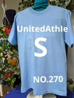 United Athle Tシャツ ライトブルー S　NO.270