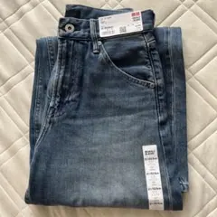 【新品】UNIQLO バギーカーブジーンズ 21 標準丈