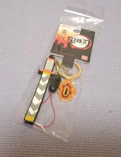 ★新品未開封 鬼滅の刃【日輪刀キーチェーン 煉獄杏寿郎】炎柱★