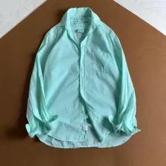 希少Eileen✨フランク＆アイリーン　ミントグリーン　スキッパーシャツ　洗える