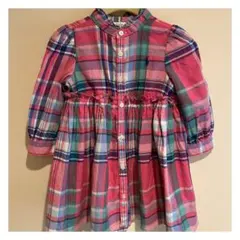 Ralph Laurenチェック柄ワンピース 12m