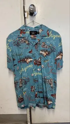 RRL COWBOY PRINT RAYON SHIRTのサムネイル