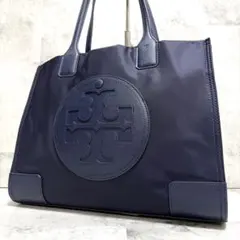 未使用級✨TORY BURCH トリーバーチ トートバッグ エラ デカロゴ 黒