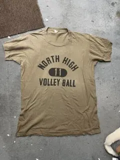 古着　ビンテージ　usa Tシャツ ベージュ　70s ベージュ