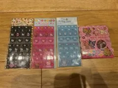 【最終値下げ】サンリオ　キティ　タイルシール　日焼けヒョウ柄ユニコーン　おはじき