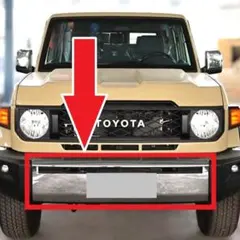 トヨタ 再再販 ランクル 70 バンパー/ミラー メッキカバー GDJ76 輸出