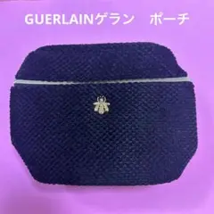 【新品未使用】GUERLAINゲラン　化粧ポーチバック　ブラック　マーク付き