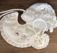 ベビー お宮参りスタイ　帽子　お守り袋