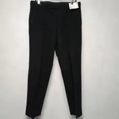 はっし→様♡ ユニクロ 感動パンツ ウールライク W91×L76 ブラック 黒