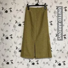 ユナイテッドアローズ　Aライン　チェック　スカート