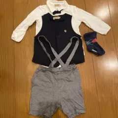 MIKI HOUSE フォーマルスーツ4点セット 90cm 男の子